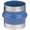 Trident Hose 270V6000SS Blue Silicone "VHT" Single Hump Hose w/T-Bolt Clamps; 6" 270V6000SS - alternate 1